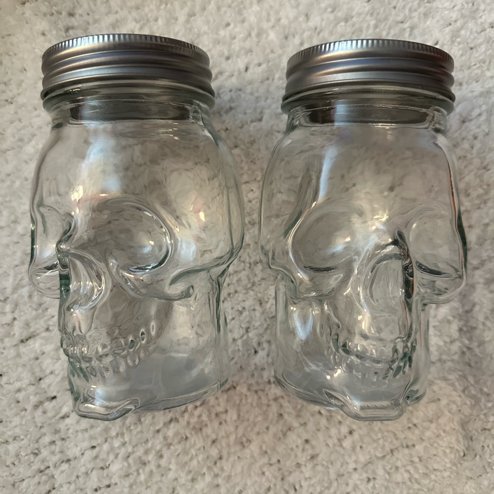 Skull Glass Jars 🫙 💀